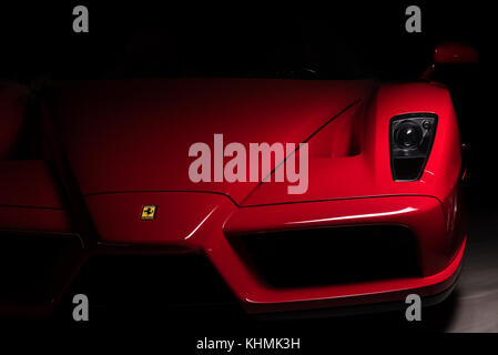 Red Ferrari Enzo Stock Photo