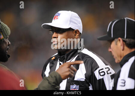 NFL referee Ron Torbert during the first half of an NFL football game ...