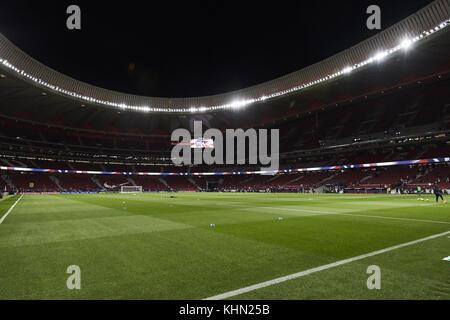 Madrid, Spain. 18th Nov, 2017. Wanda Metropolitano Stadium before La Liga match between Atletico de Madrid and Real Madrid at Wanda Metropolitano on November 18, 2017 in Madrid Credit: Jack Abuin/ZUMA Wire/Alamy Live News Stock Photo