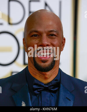 BEVERLY HILLS, CA - January 11: Common at Golden Globes 2015 held at Beverly Hilton in Beverly Hills, California on January 11, 2015. Photo Credit: mpi500/MediaPunch Stock Photo