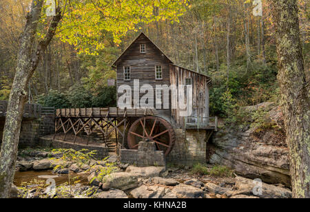 Babcock grist mill in West Virginia Stock Photo
