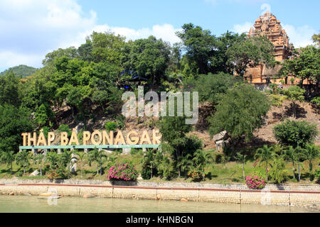 Thap Ba Ponagar in Nha Trang in Vietnam Stock Photo