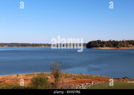 A day at Douglas Lake snd Dam in East Tennessee. Stock Photo