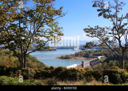 A day at Douglas Lake snd Dam in East Tennessee. Stock Photo