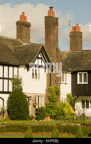 Port Sunlight Model Village housing, 12 King George's Drive Stock Photo