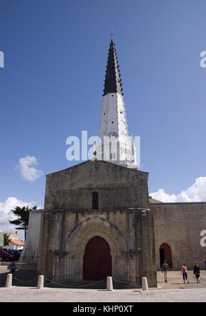 Ars-en-Ré, Church of Saint-Étienne Stock Photo