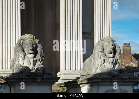 The Fitzwilliam Museum, Trumpington Street, Cambridge, England, UK Stock Photo