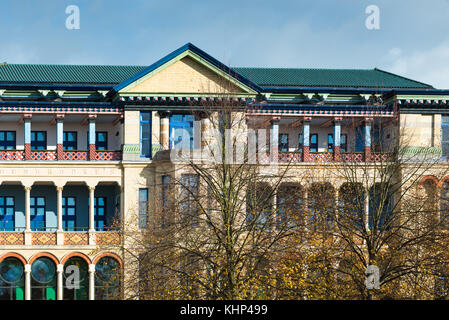 The Judge Business School, University of Cambridge on the site of the old Addenbrookes hospital. UK. Stock Photo