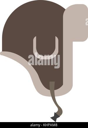 Isolated winter hat Stock Vector