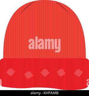 Isolated winter hat Stock Vector