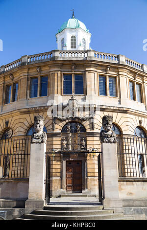 UK, Oxford, the Sheldonian Theatre. Stock Photo