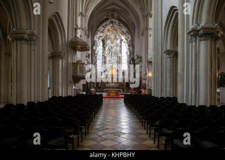 St. Michael's Church (German: Michaelerkirche) interior in Vienna, Austria Stock Photo