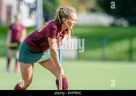 Women's field hockey, Staffordshire, England, UK Stock Photo