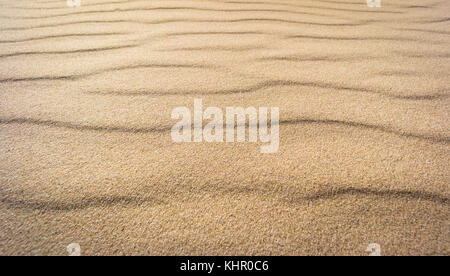 texture of the real sand waves Stock Photo