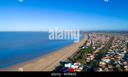 Aerial view of Chatelaillon in Charente Maritime, France Stock Photo