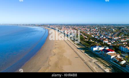 Aerial view of Chatelaillon in Charente Maritime, France Stock Photo