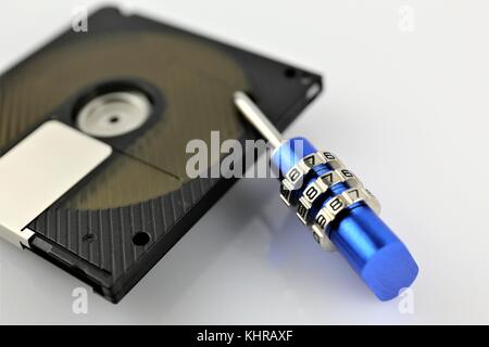 An concept Image of data security Stock Photo