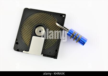 An concept Image of data security Stock Photo
