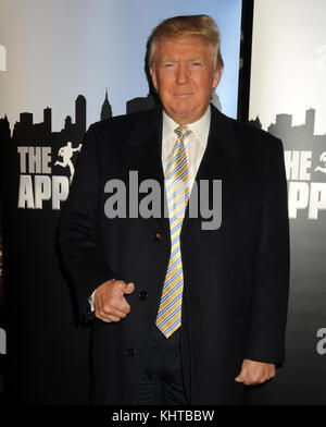 NEW YORK, NY - JANUARY 20: Donald Trump attends 'Celebrity Apprentice' Red Carpet Event at Trump Tower on January 20, 2015 in New York City  People:  Donald Trump Stock Photo