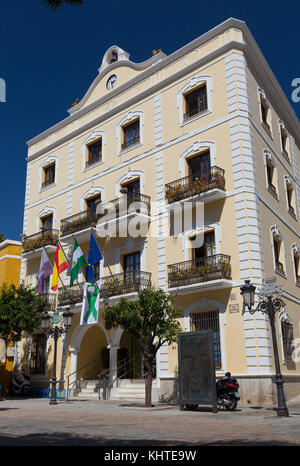 Almunecar Town Hall, Plaza Constitución, Spain Stock Photo