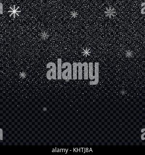 White snow background Stock Vector