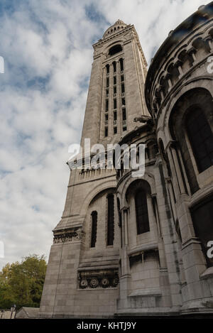 The bell tower of the Sacre Couer Basilica in Paris, France Stock Photo