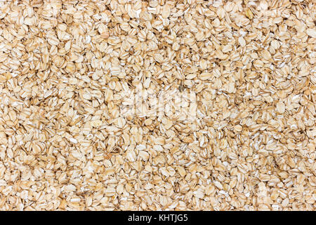 Oatmeal background. Oat flakes texture Stock Photo