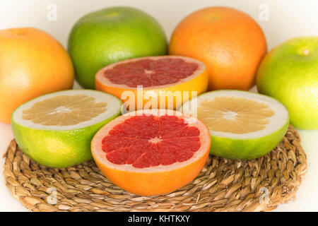 Healthy Grapefruits / different species Stock Photo