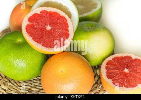 Healthy Grapefruits / different species Stock Photo