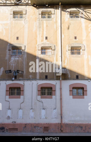 View of the empty prison of La Modelo in Barcelona, Catalonia, Spain