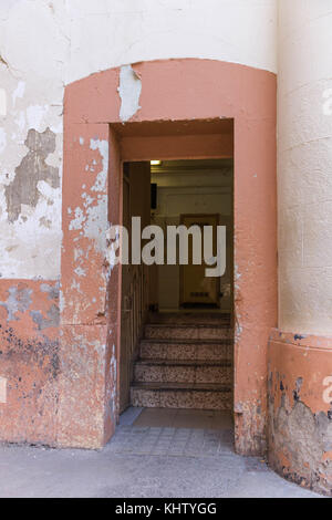 View of the empty prison of La Modelo in Barcelona, Catalonia, Spain