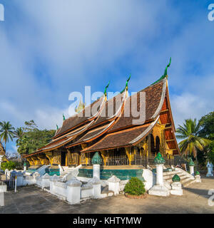 Wat Xieng Thong temple, Luang Prabang, Laos Stock Photo