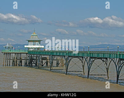 Clevedon Pier, North Somerset,uk Stock Photo