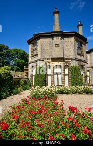 Lotherton Hall is a Beautiful Country House near Leeds in West Yorkshire that is not National Trust Stock Photo