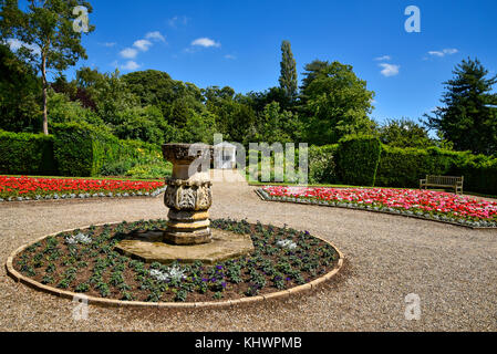 Summerhouse at Lotherton Hall a Beautiful Country House and Garden near Leeds in West Yorkshire that is not National Trust Stock Photo