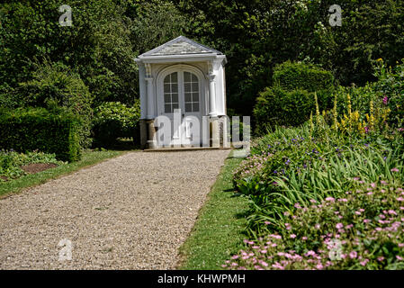 Summerhouse at Lotherton Hall a Beautiful Country House and Garden near Leeds in West Yorkshire that is not National Trust Stock Photo