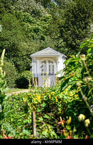 Summerhouse at Lotherton Hall a Beautiful Country House and Garden near Leeds in West Yorkshire that is not National Trust Stock Photo