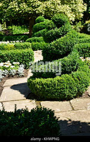 Lotherton Hall is a Beautiful Country House and Garden near Leeds in West Yorkshire that is not National Trust Stock Photo