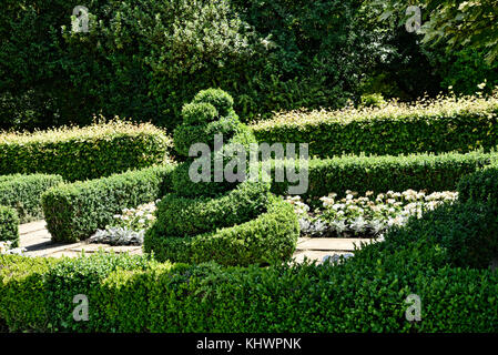 Lotherton Hall is a Beautiful Country House and Garden near Leeds in West Yorkshire that is not National Trust Stock Photo