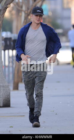 Hayden Christensen takes his daughter Briar Rose to Five Guys after visiting the park and meeting with his ex wife Rachel Bilson  Featuring: Hayden Christensen Where: Los Angeles, California, United States When: 20 Oct 2017 Credit: WENN.com Stock Photo