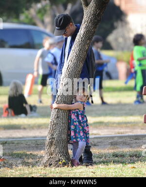 Hayden Christensen takes his daughter Briar Rose to Five Guys after visiting the park and meeting with his ex wife Rachel Bilson  Featuring: Hayden Christensen, Briar Rose Where: Los Angeles, California, United States When: 20 Oct 2017 Credit: WENN.com Stock Photo