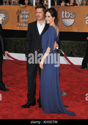 Angelina Jolie -  Sag - Screen Actor Guild Awards 2009  at the Shrine Auditorium in Los AngelesAngelinaJolie PittBrad 16. Actor, Actress, Premiere, celebrities event, Arrival, Vertical, Film Industry, Celebrities, Bestof, Arts Culture and Entertainment, Topix Stock Photo