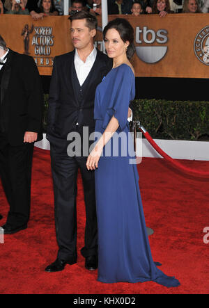 Angelina Jolie -  Sag - Screen Actor Guild Awards 2009  at the Shrine Auditorium in Los AngelesAngelinaJolie PittBrad 26. Actor, Actress, Premiere, celebrities event, Arrival, Vertical, Film Industry, Celebrities, Bestof, Arts Culture and Entertainment, Topix Stock Photo