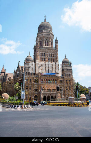 The Bombay Municipal Corporation (BMC) building is located in Mumbai ...