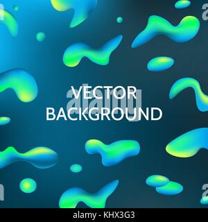 Abstract fluid shapes Stock Vector