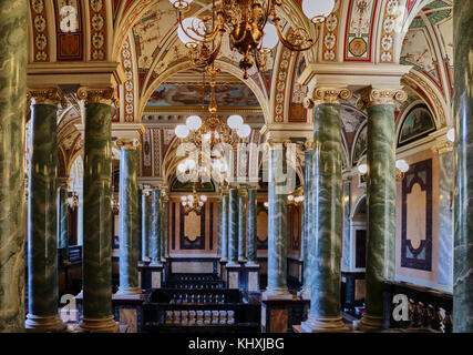 Europe, Germany, Saxony,  Dresden city, the old town, the Semper Opera inside Stock Photo