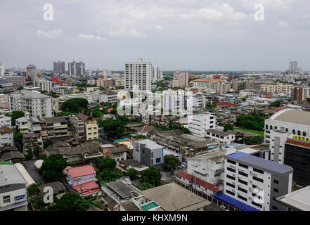 Bangkok, Thailand - Jun 18, 2017. Cityscape of Bangkok, Thailand. Bangkok is the capital and most populous city of the Kingdom of Thailand. Stock Photo