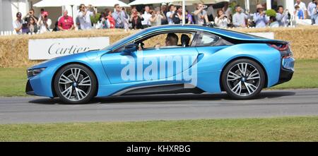 BMW i8 at Goodwood Festival of Speed 2015 Stock Photo