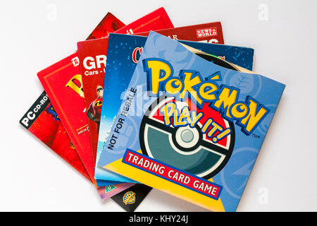 Prague, Czech Republic - April 3 2022: Back side of Pokemon cards and  smartphone smart phone with open online version of Pokemon Trading Card  Game Stock Photo - Alamy