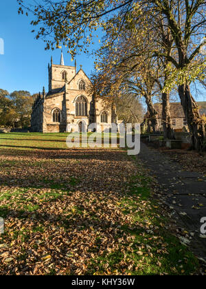 St Johns Parish Church in Autumn Knaresborough North Yorkshire England Stock Photo